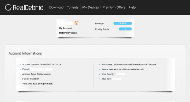 Real-Debrid Signup Example
